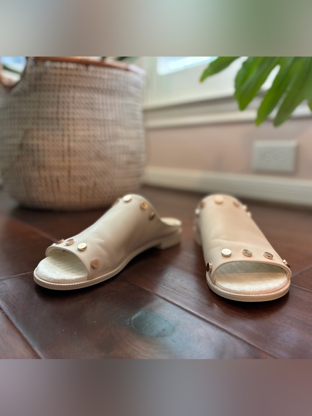 Kelsie Dagger Brooklyn Reef Studded Leather Sandals